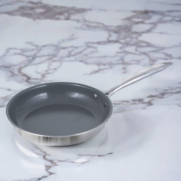 SS Frypan with Ceramic Coating