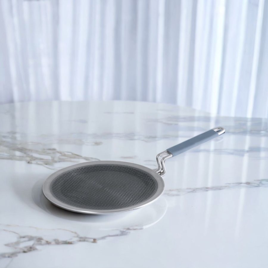 SS Roti Tawa with Mesh Design