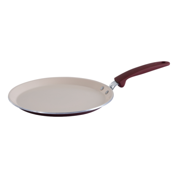 Ceramic Coating Dosa Tawa (Maroon Red)