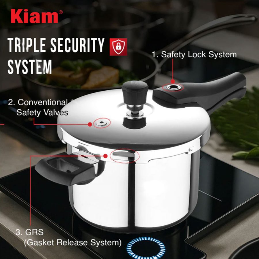 Tri-Ply Outer Lid Pressure Cooker Straight 1.5 L - Image 5