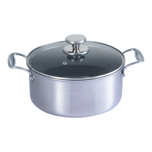 SS Straight Casserole with Ceramic Coating