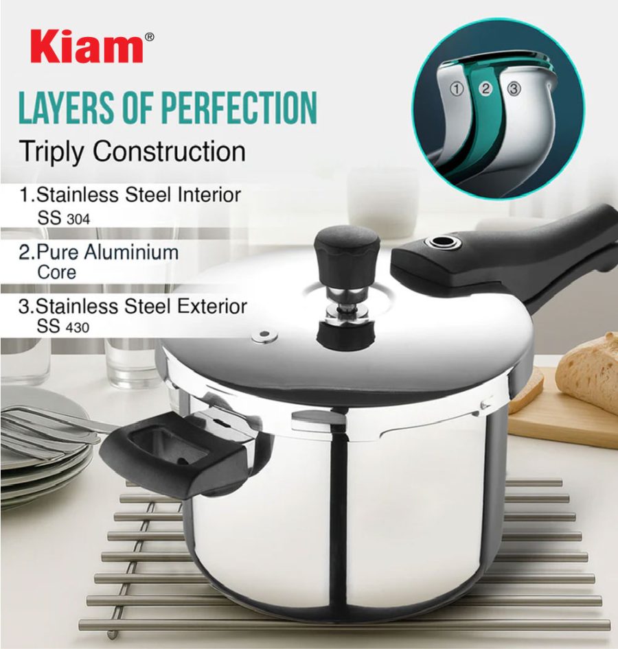 Tri-Ply Outer Lid Pressure Cooker Straight 1.5 L - Image 6