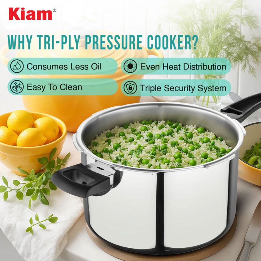 Tri-Ply Outer Lid Pressure Cooker Straight 1.5 L - Image 3