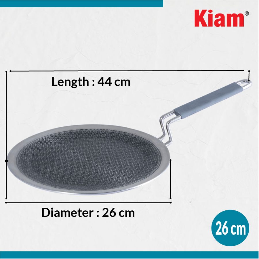 Tri-Ply Roti Tawa with Mesh Design - Image 2