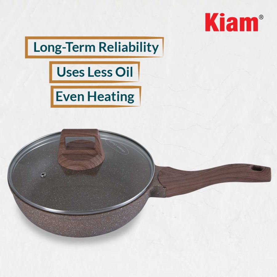 Die Casting Frypan Light Biscuit - 26 cm - Image 2