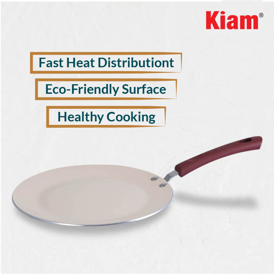 Forged Roti Tawa Maroon Red - Image 2