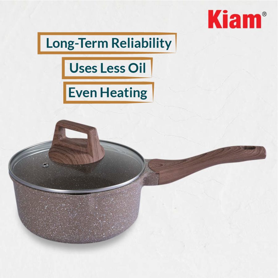 Die Casting Milkpan Light Biscuit - 18 cm - Image 2