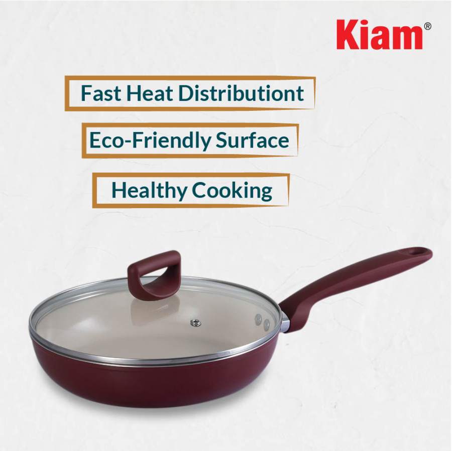 Forged Frypan Maroon Red - Image 2