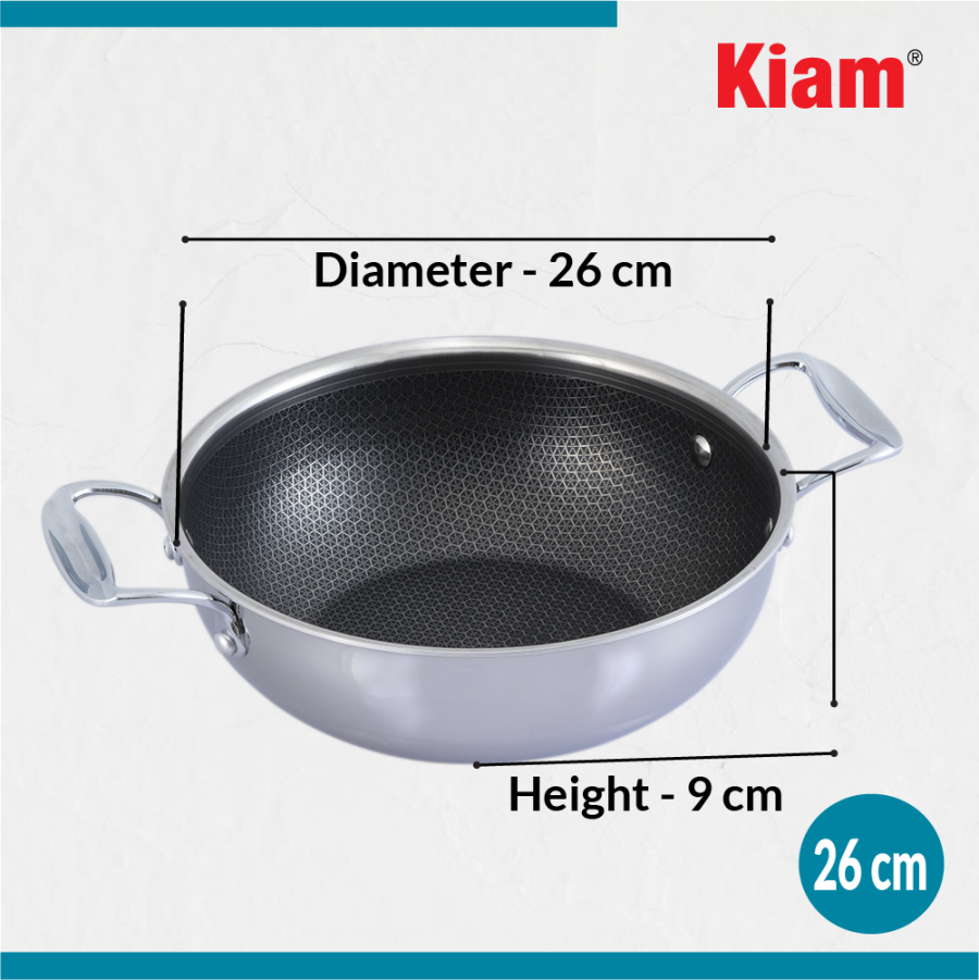 Tri-Ply Karai with Mesh Design - Image 3
