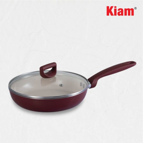 Forged Frypan Maroon Red