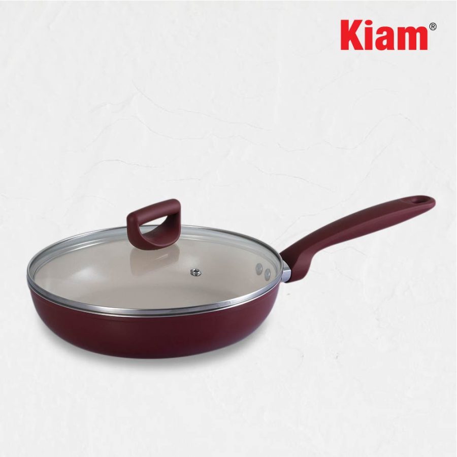 Forged Frypan Maroon Red