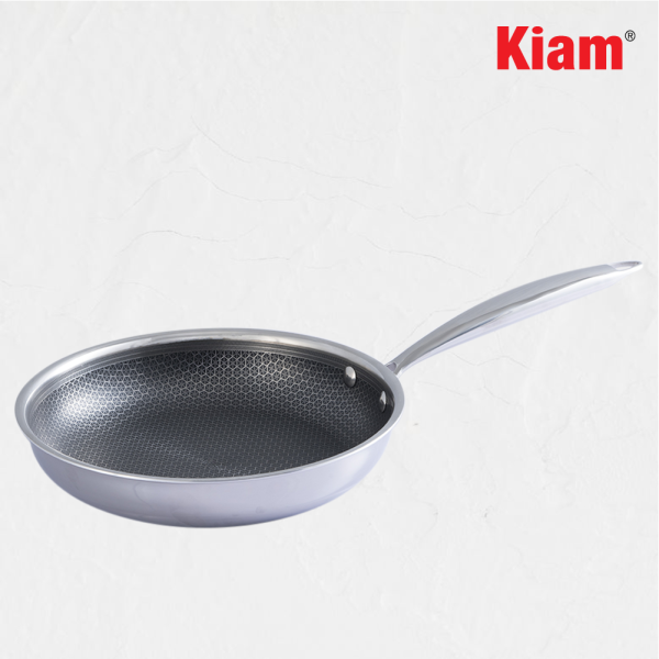 Tri-Ply Frypan Taper with Mesh Design